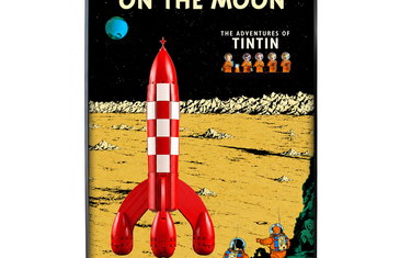 The Ultimate Wall Display Frame for LEGO Ideas Tintin® Moon Rocket 21367