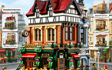 Preserving Historic Charm: The Complete Build and Display Guide for the LEGO® Tudor Corner (10350)