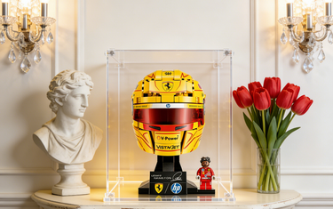 A Historic Crossover: How to Protect and Display Your LEGO® Ferrari Lewis Hamilton Helmet (43022)
