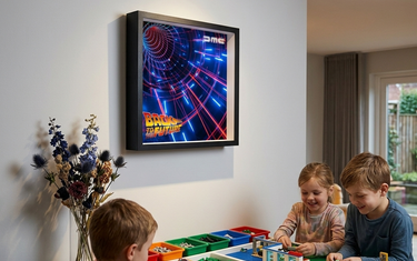 Great Scott! Transform Your LEGO 77256 DeLorean into Museum-Grade Wall Art