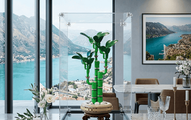 Premium Acrylic Display Case for LEGO® Icons Lucky Bamboo 10344: Ultimate Protection & Showcase for Your Botanical Masterpiece