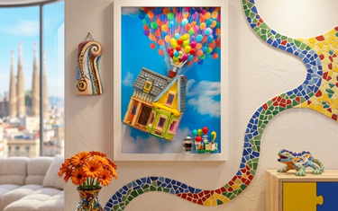 🎈 Adventure is Out There: The Ultimate Display Board for LEGO® Disney™ ‘Up’ House (43217)