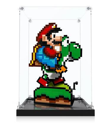 Display case for LEGO Super Mario World™: Mario & Yoshi 71438 - ICUANUTY