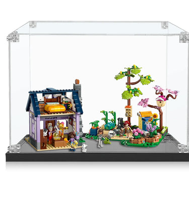 Display case for LEGO® Friends Beekeepers' House and Flower Garden 42669 - ICUANUTY