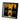 Framed LEGO model of yellow Porsche 911 GT3 RS on black background with text highlights