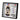Framed LEGO-style model of classic Bugatti EB110 car with 110th anniversary tribute text and red-blue stripes