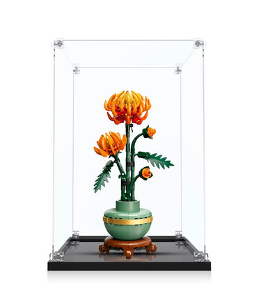 Display Case for LEGO Icons Chrysanthemum 10368 - ICUANUTY