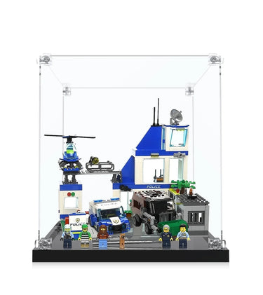 Display case for LEGO® City Police Station 60316 - ICUANUTY