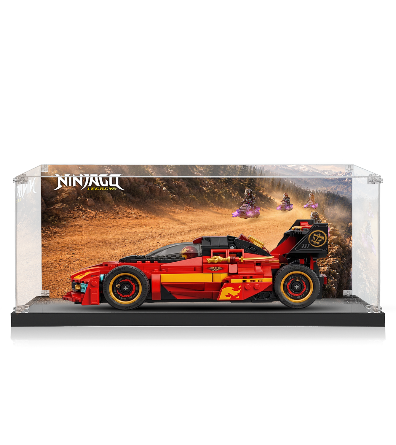 Display Case for LEGO® NINJAGO® X-1 Ninja Charger 71867 – ICUANUTY Display Case for LEGO® NINJAGO® X-1 Ninja Charger 71867 – ICUANUTY