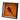 Lego orange Lamborghini model car in black frame with orange background and Lamborghini logo