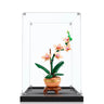Display case for LEGO® The Botanical Collection Mini Orchid 10343 - ICUANUTY
