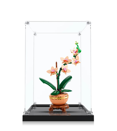 Display case for LEGO® The Botanical Collection Mini Orchid 10343 - ICUANUTY