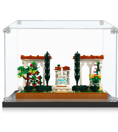 Display case for LEGO® Icons Fountain Garden 10359 - ICUANUTY