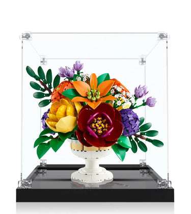 Display case for LEGO The Botanical Collection Flower Arrangement 10345 - ICUANUTY