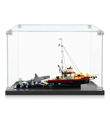 Display Case for LEGO Ideas Jaws 21350 - ICUANUTY