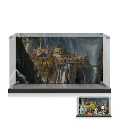Display case for LEGO® Icons The Lord of the Rings: Barad-dûr 10333/The Shire 10354/RIVENDELL™ 10316 - ICUANUTY