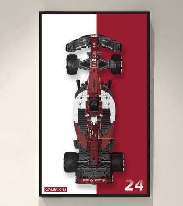 Display Wall Mount for Alfa Romeo F1 Team ORLEN C42 C64005 - ICUANUTY