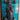 Top-down view of LEGO Mercedes AMG Petronas Formula 1 car model in a blue-framed display case