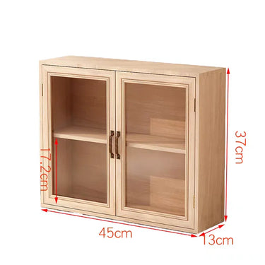Display case wooden storage cabinet series - ICUANUTY