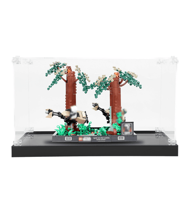 Display Case for LEGO Star Wars Endor Speeder Chase Diorama 75353 - ICUANUTY
