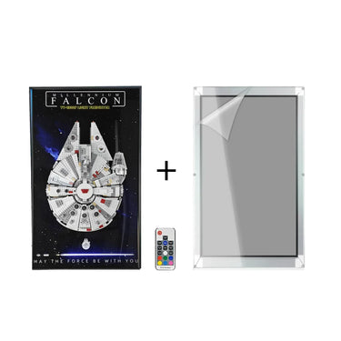 Display Wall Frame for Lego 75257 Star Wars Millennium Falcon - ICUANUTY