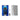 Blue and black LEGO sports car wall art with white racing stripe, LED backlit frame and remote control