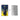 Framed blue and yellow LEGO Formula 1 car model art with clear acrylic wall mount protector