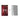 Top view of a red and white LEGO Formula 1 race car model on a red background next to a transparent screen protector