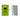 Top view of lime green sports car LEGO model on green background plus clear acrylic frame with protective film