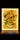 Illuminated artwork of a flower vase with golden sunflowers and a glowing frame on black background