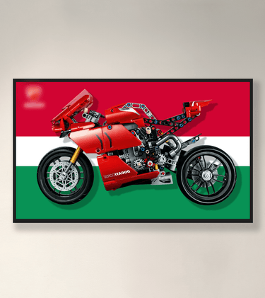 Wall Display Frame for Ducati Panigale V4 R 42107(50cm x 30cm) - ICUANUTY