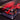 Ferrari SF-24 F1 car detailed scale model in clear display case with checkered base