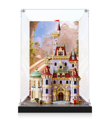 Display case for LEGO® Disney Beauty and the Beast Castle 43263 - ICUANUTY