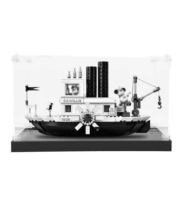 Display Case for Lego ideas Steamboat Willie 21317 - ICUANUTY