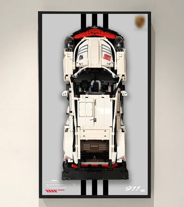Wall Display Frame for LEGO Technic Super Cars - ICUANUTY
