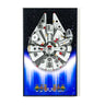 Premium Wall DISPLAY FRAME Compatible with LEGO® Star Wars™ Millennium Falcon™ 75257 - ICUANUTY