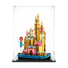 Display case for LEGO Mini Disney Ariel's Castle 40708 - ICUANUTY