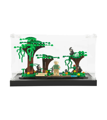 Display case for LEGO Creator Jane Goodall Tribute 40530 - ICUANUTY