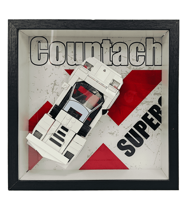 Display Frame for Lego Speed Champions Lamborghini Countach 76908 - ICUANUTY