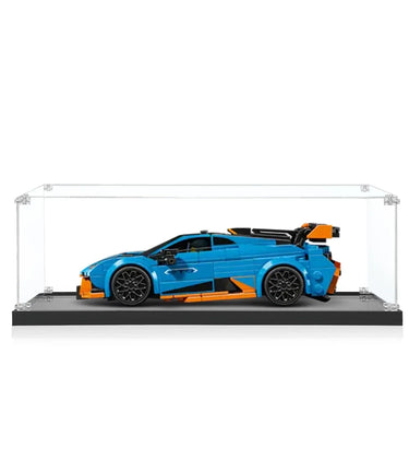 Display Case for LEGO® Speed Champions Lamborghini Revuelto & Huracán STO 77238 (Blue) - ICUANUTY