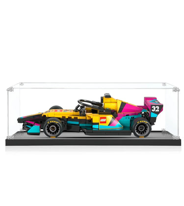 Display Case for LEGO® Speed Champions F1 ACADEMY™ Race Car 77258 - ICUANUTY
