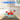 LEGO Lilo and Stitch Beach House set 43268 displayed in clear protective case on wooden table