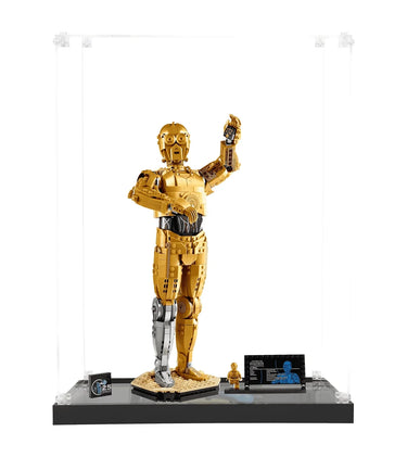 Display Case for LEGO Buildable C3PO 75398 - ICUANUTY