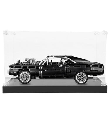 Display Case for Lego Dodge Charger Race Car 42111 - ICUANUTY