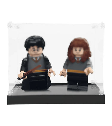 Display Case for Lego Harry Potter & Hermione Granger 76393 - ICUANUTY