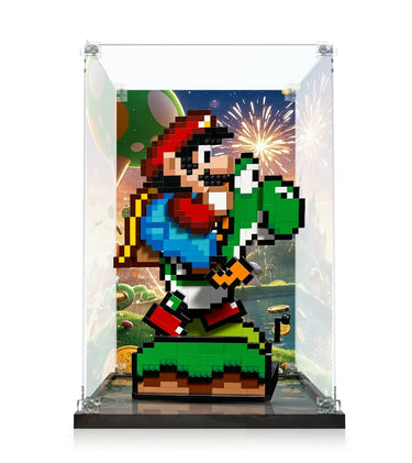 Display case for LEGO Super Mario World™: Mario & Yoshi 71438 - ICUANUTY
