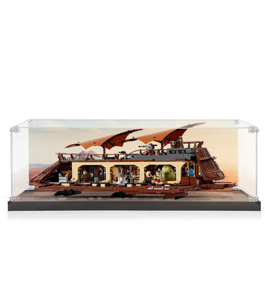 Display case for LEGO Star Wars Jabba's Sail Barge 75397 - ICUANUTY