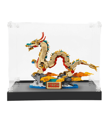 Display Case for Lego Auspicious Dragon 80112 - ICUANUTY