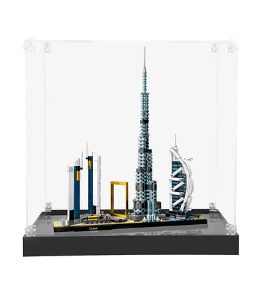 Display Case for LEGO Architecture Dubai 21052 - ICUANUTY