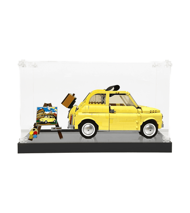Display case for LEGO Creator Expert Fiat 500 10271 - ICUANUTY